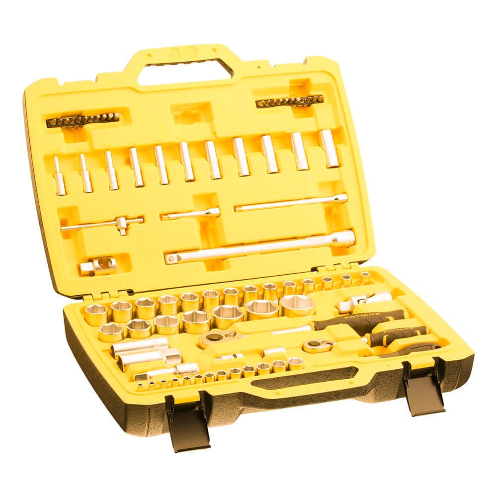 Набір голівок торцевих 1/4", 1/2" STANLEY " MaxiDrive", 81 предмет. | FMMT82826-1