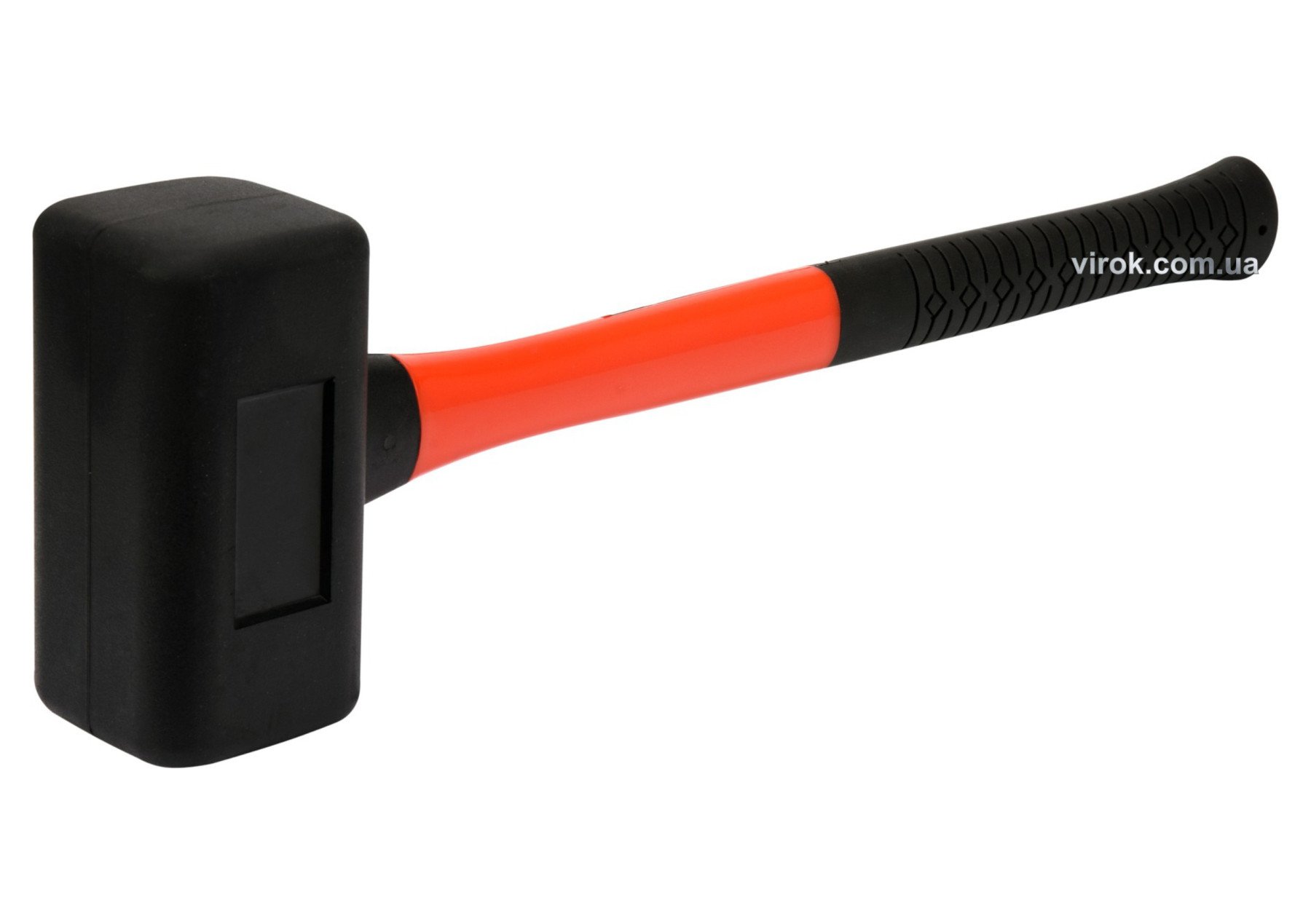 YATO Молоток безінерційний YATO: з гумовим обухом 140х75х75 мм, m=2.4кг, скловолоконна ручка l=495 м