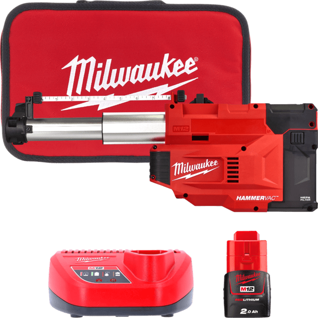 MILWAUKEE Аккумуляторная система пылеудаления M12 UDEL-201B класса L 4933471461 | 4933471461