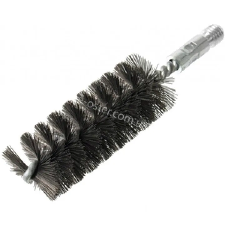 Щетка LESSMANN ерш 125х100х160 с внешней резьбой W1/2, стальная проволока, просто спираль (506106)