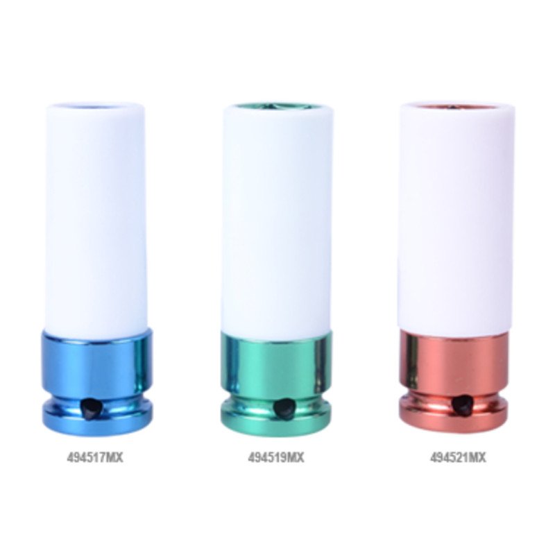 KING TONY Головка ударная длинная 1/2" 21 мм (пластик) 494521MX | 494521MX