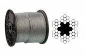 Трос  3,0 мм DIN 3055 (6x7) ЦБ