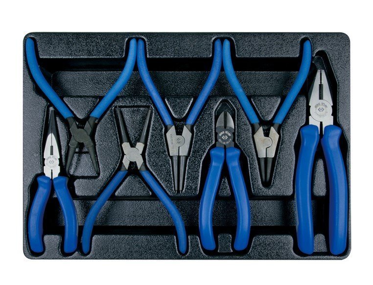 KING TONY Набор шарнирно-губцевого инструмента в лотке 7 пр | 9-40207GP