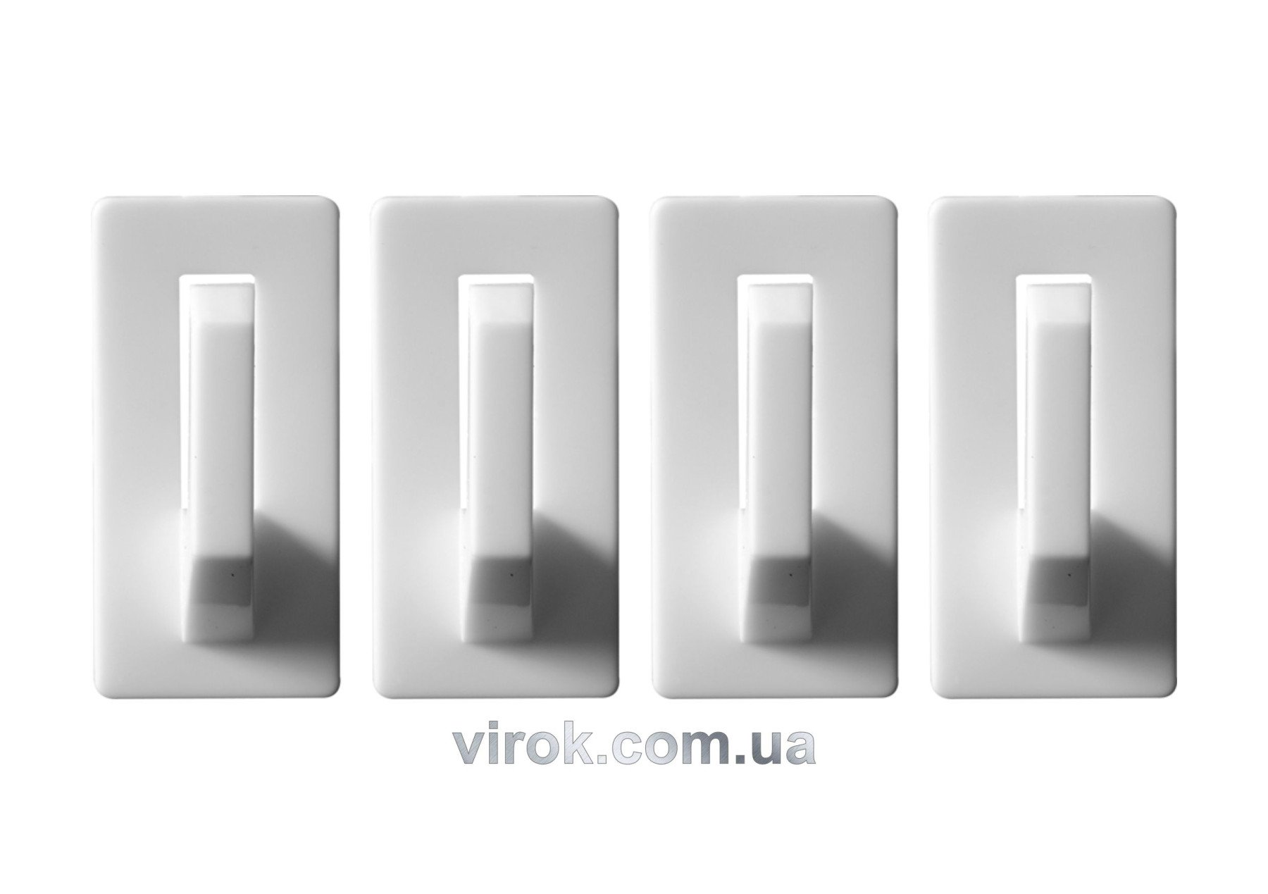 VOREL Гачки настінні самоклеючі, набір 4 шт.  | 74733