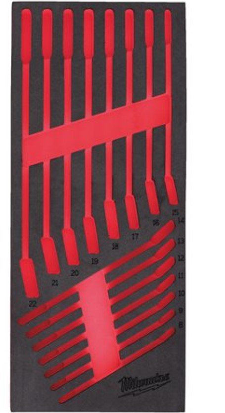 MILWAUKEE Ложемент для ключів рожково-накидних MAX BITE (на 15шт.) | 4932493665