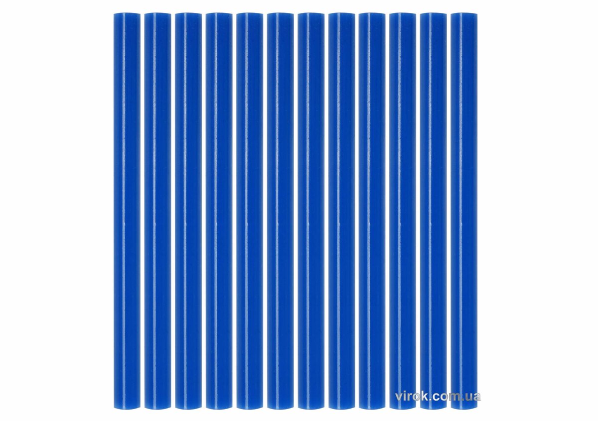 YATO Стержні клейові YATO сині : Ø=7,2 мм, L=100 мм, уп. 12 шт.  | YT-82443
