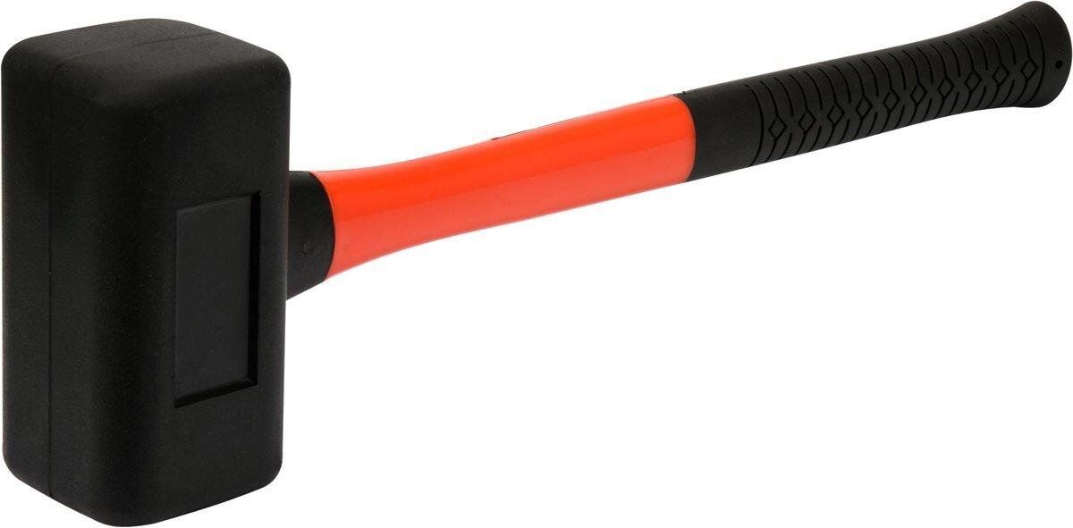 YATO Молоток безінерційний YATO: з гумовим обухом 140х75х75 мм, m=2.4кг, скловолоконна ручка l=495 м