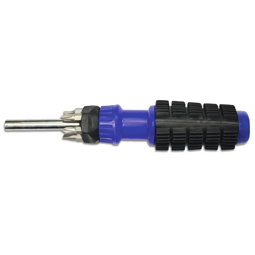 Викрутка посилена з мякою ручкою + 6 насадок Technics | 47-360