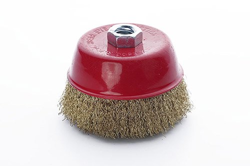 Щётка чаша латуневая проволока 100мм (УШМ) APRO