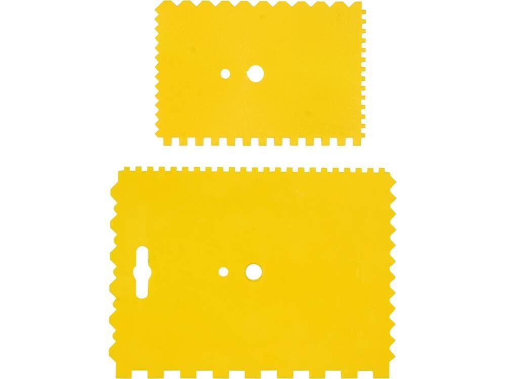 Терки пластикові зубчаті VOREL, 180х130 мм і 130х90 мм, компл. 2 шт. [10]