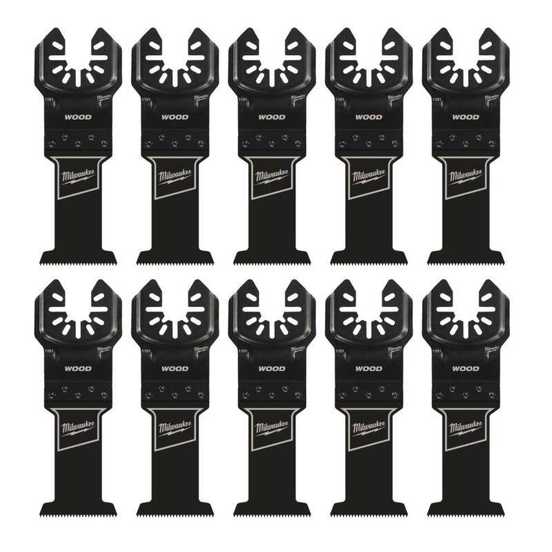 MILWAUKEE Полотно для мультітула OPEN-LOK, 35х50мм, (10шт), (деревина)