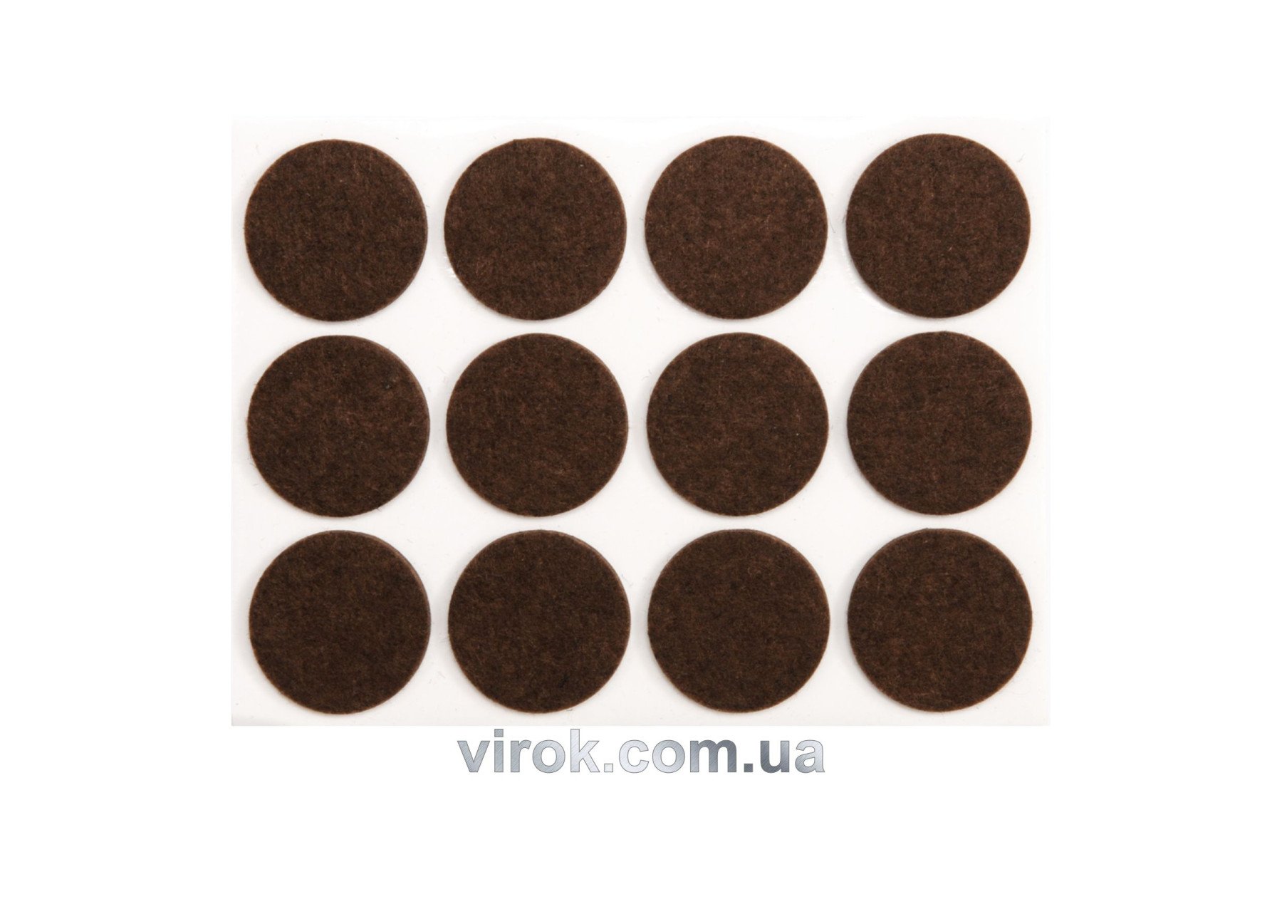 VOREL Наб.самокл.войл.протекторов O28мм(корич) 74853