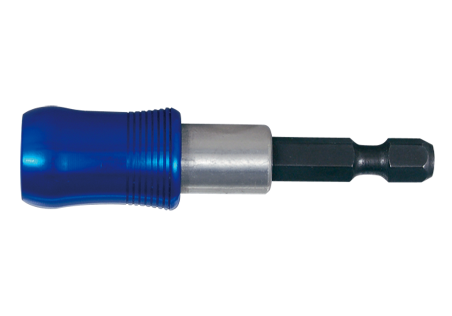 KING TONY Держатель бит магнитный 1/4" под шуруповерт (с фиксатором) | 753-63