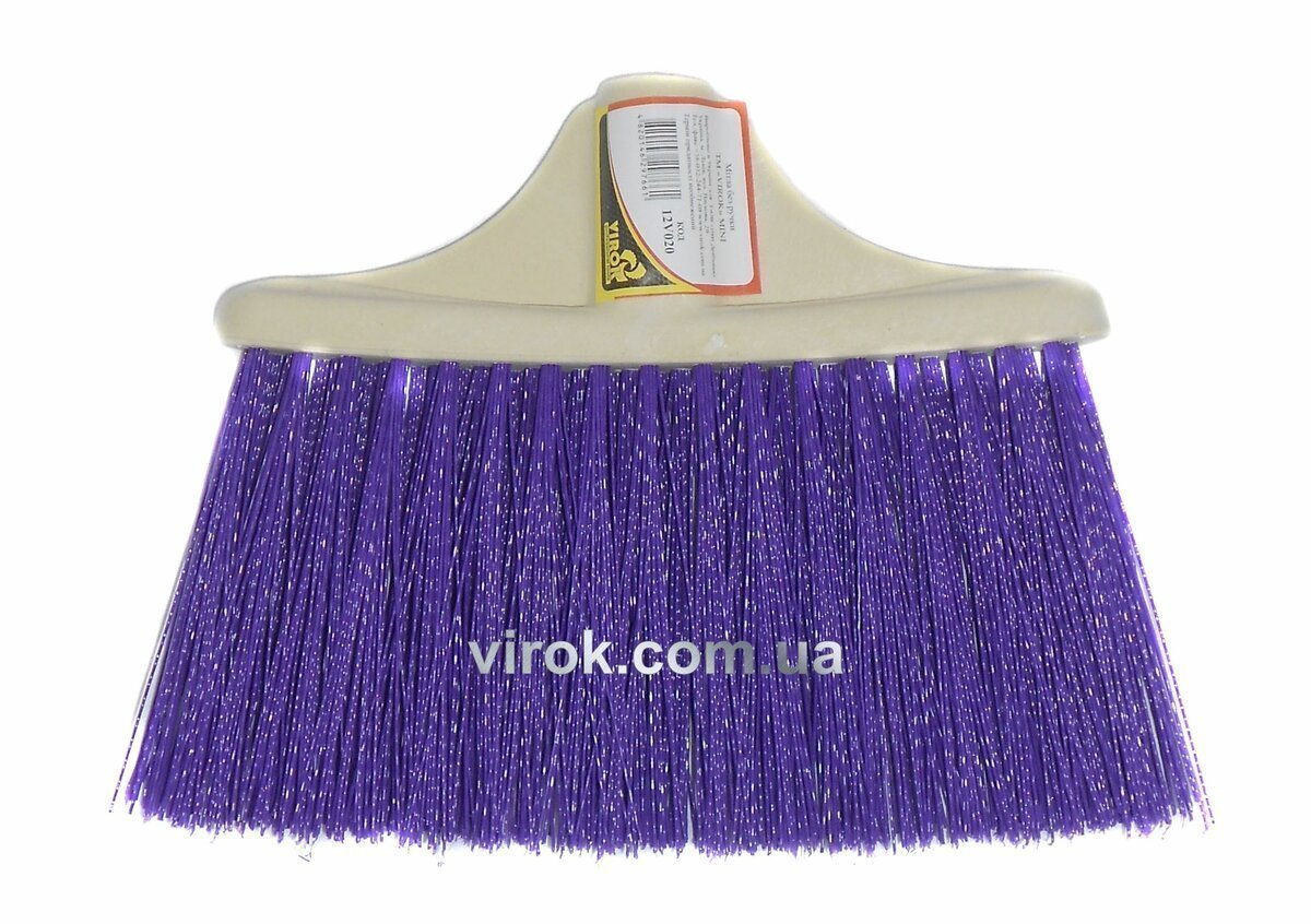 VIROK Мітла вулична MINI жорстка без держака 230 мм. (універсальна різьба) | 12V020