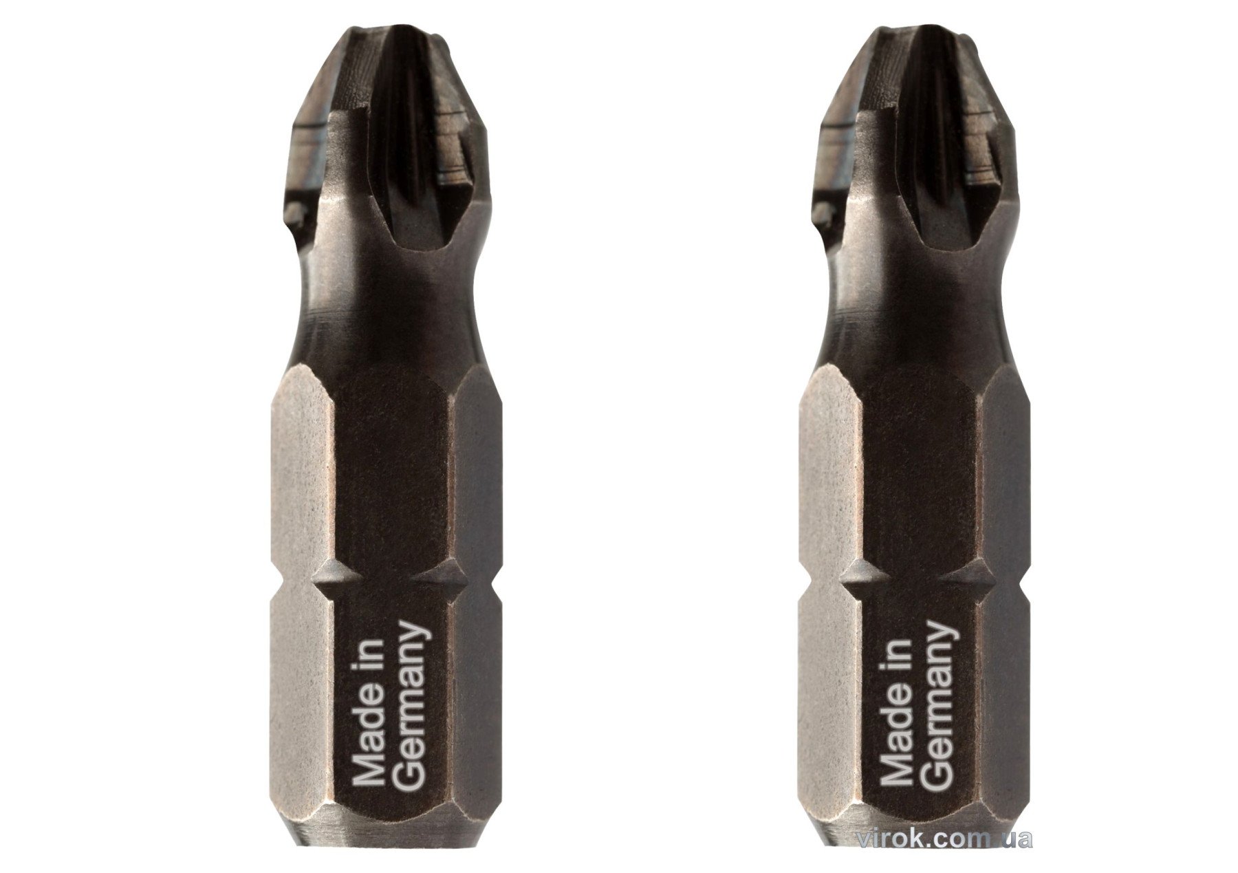 USH Насадка викруткова POZIDRIV PZ2 x 25 мм, Уп. 2 шт.(блістер)  | U0012361/2