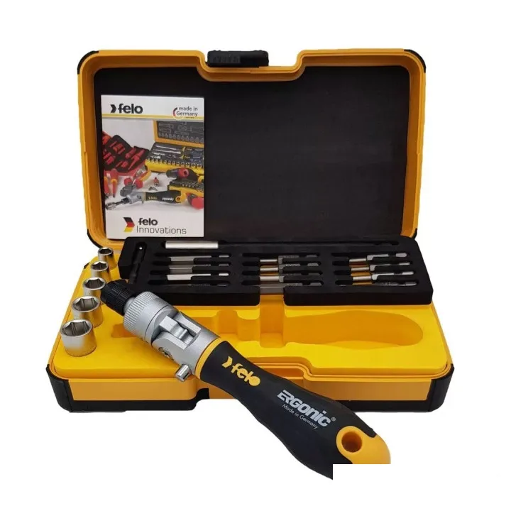 Набор головок и бит с держателем бит FELO и ручкой ERGONIC K, (06072006)
