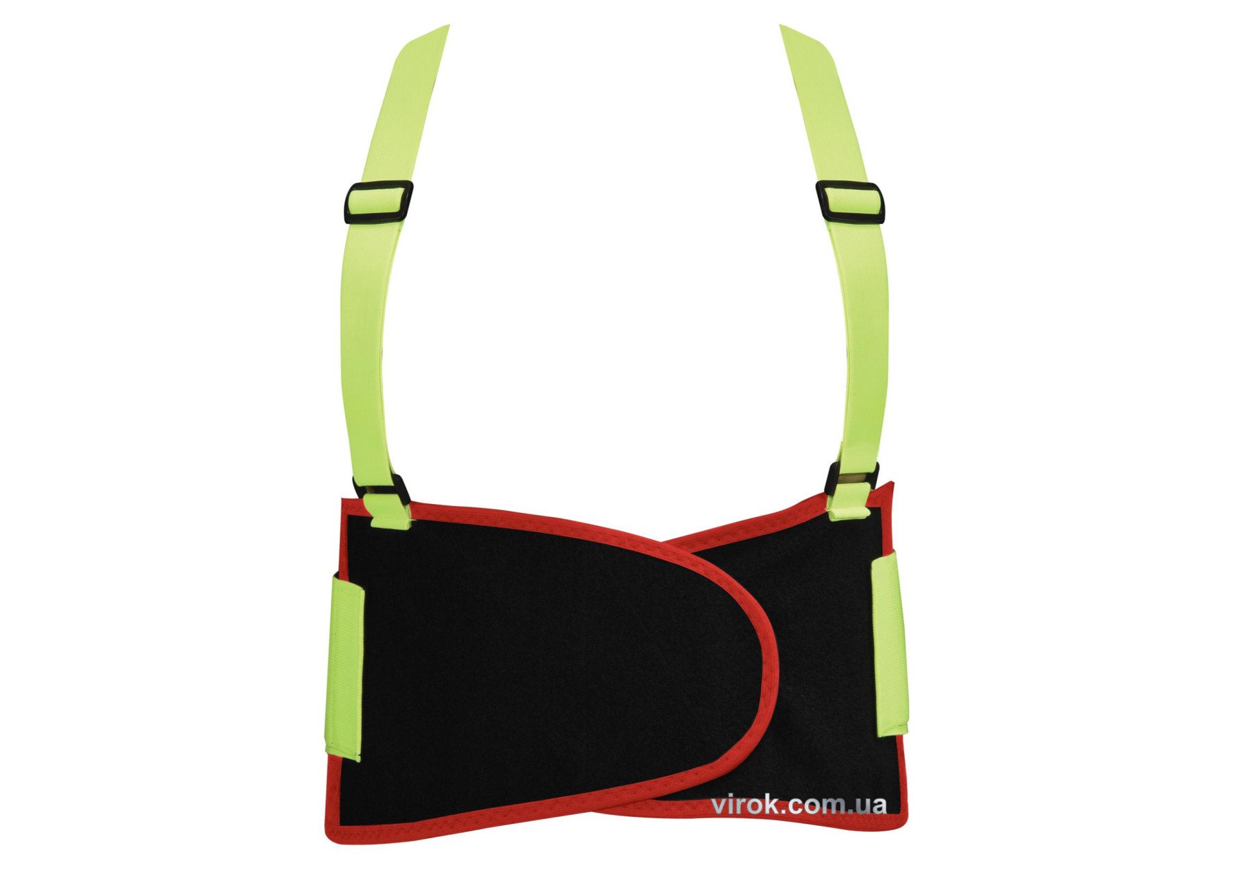 YATO Пояс для підтримки спини YATO еластичний зі збільшеною видимістю (зелений) 137х 20см, розмір XX