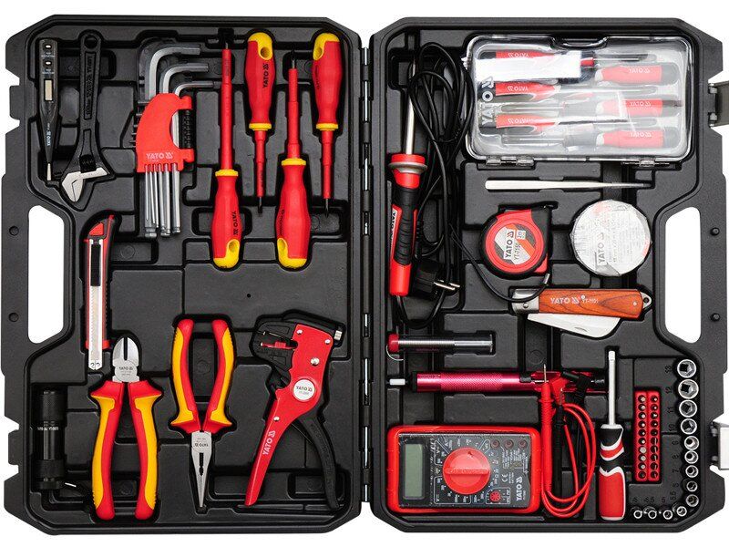 YATO Набір інструментів для електриків YATO, 68 шт.  | YT-39009