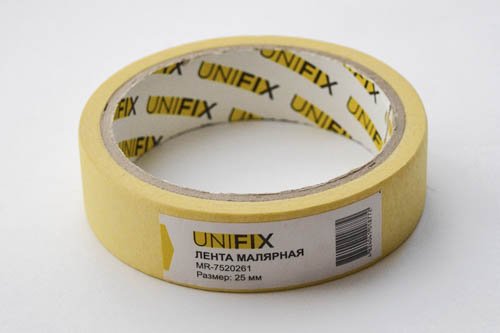 Лента клейкая малярная 25мм*20м MR-7520261 UNIFIX
