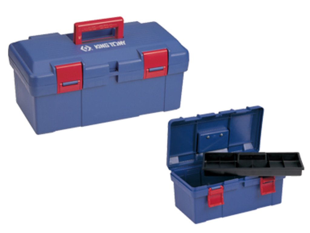 KING TONY Ящик инструментальный, 445x240x206 мм, 2 отсека, полипропилен | 87407