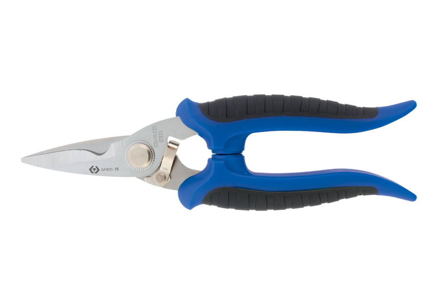 KING TONY Ножницы электрика для резки кабеля длина 185 мм | 6AB31-75