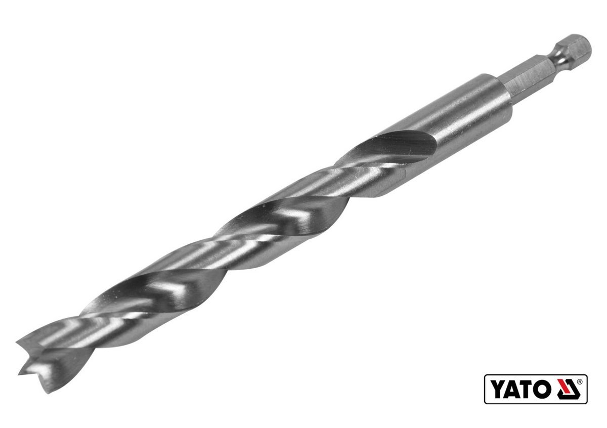 YATO Свердло по дереву YATO : Ø12 x 100/60 мм, хвостовик- HEX 1/4", HSS 4241  | YT-33867