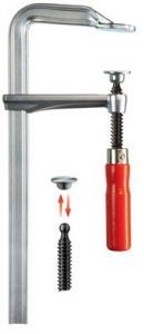 BESSEY Струбцина GZ 1000х120 мм, усилие до 5500 Н, цельнометаллическая деревянная ручка