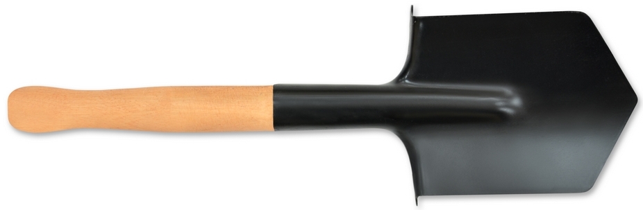 70-846 Лопата саперна звичайна, 500мм, дерев'яна ручка | Україна