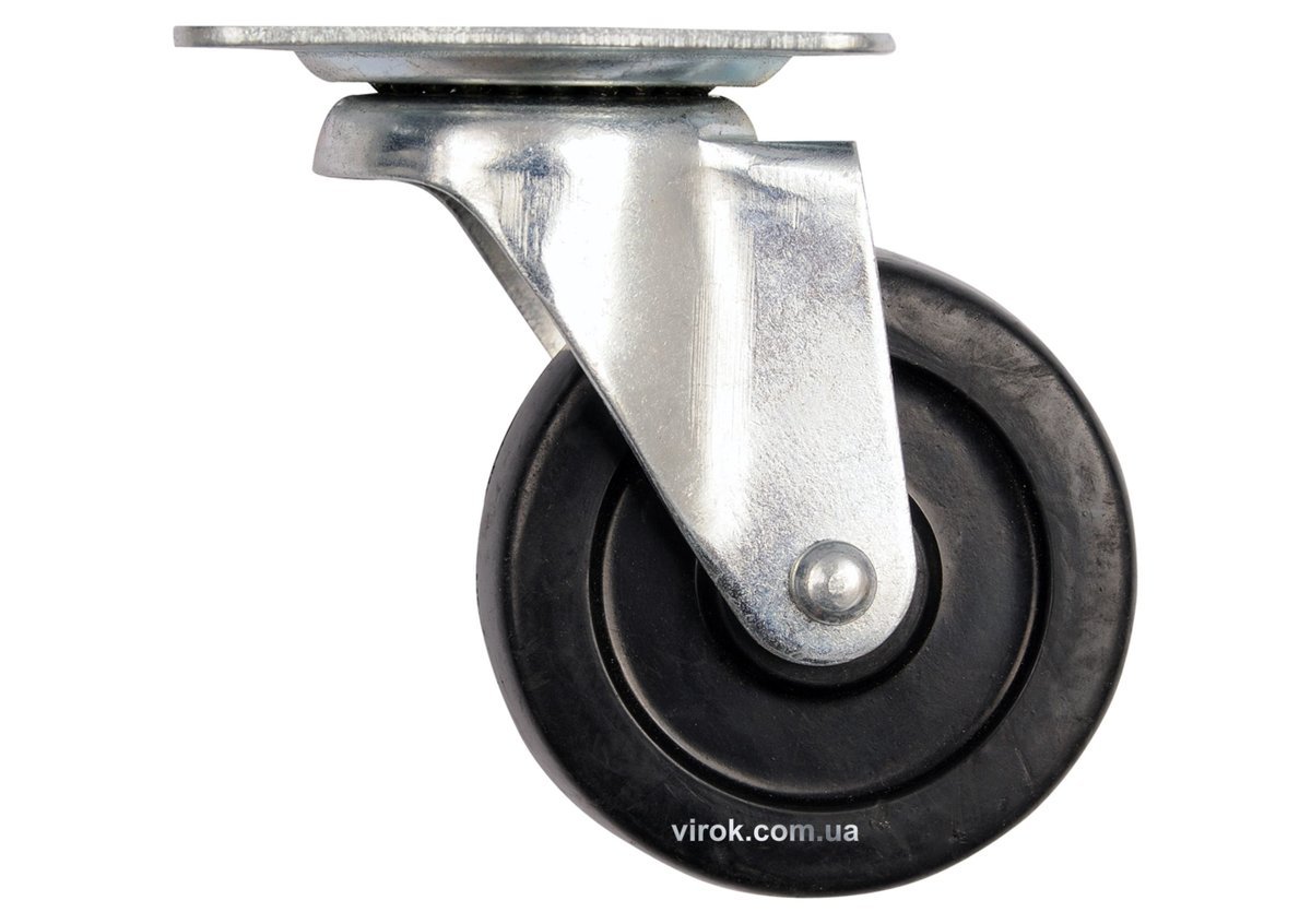 VOREL Колесо до візка поліпропіл. Ø=40мм, b=17мм з обертовою опорою; h=54мм, навантаж-20 кг  | 87401