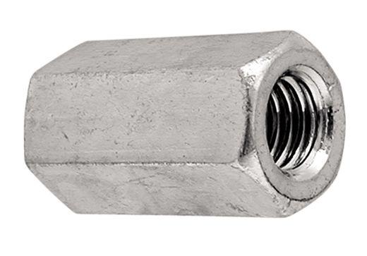 Гайка втулка шестигранная удлиненная, высокая нержавеющая М  5 DIN 6334