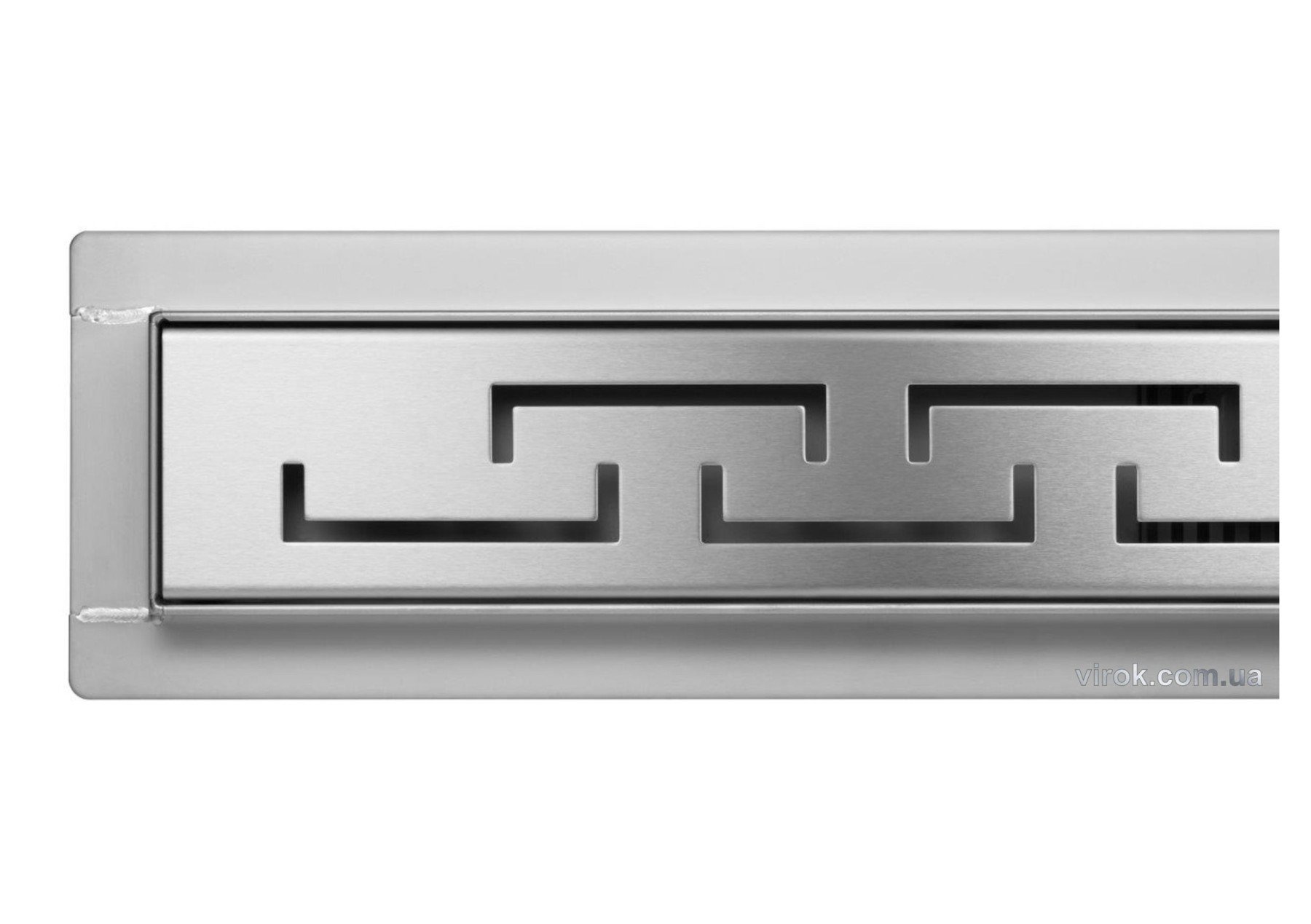 FALA Трап підлоговий для душу з нержавіючої сталі "OLIMP" ; 90х 7х 7 см, сифон h= 52 мм  | 75424