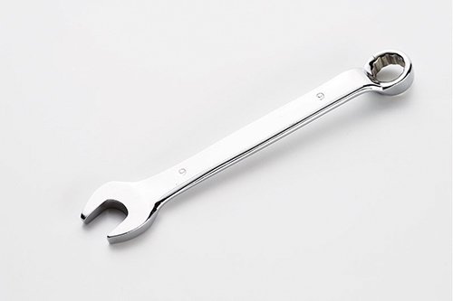 Ключ рожково - накидной глубокий CrV 9мм СИЛА