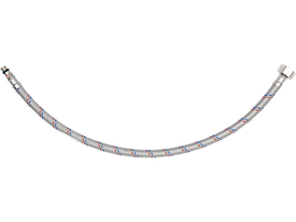 Шланг водопровідний з опліткою з нерж сталі FALA l= 500мм Ø= 8/12, з'єдн F-1/2" х M-M10x1- 17мм 1МПа