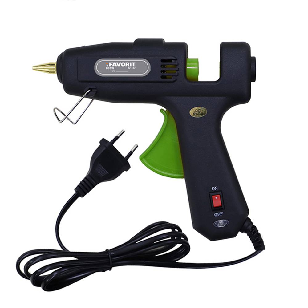 Пістолет електричний для клею (14-16 г/хв), d11мм, 100 Вт Favorit | 12-102