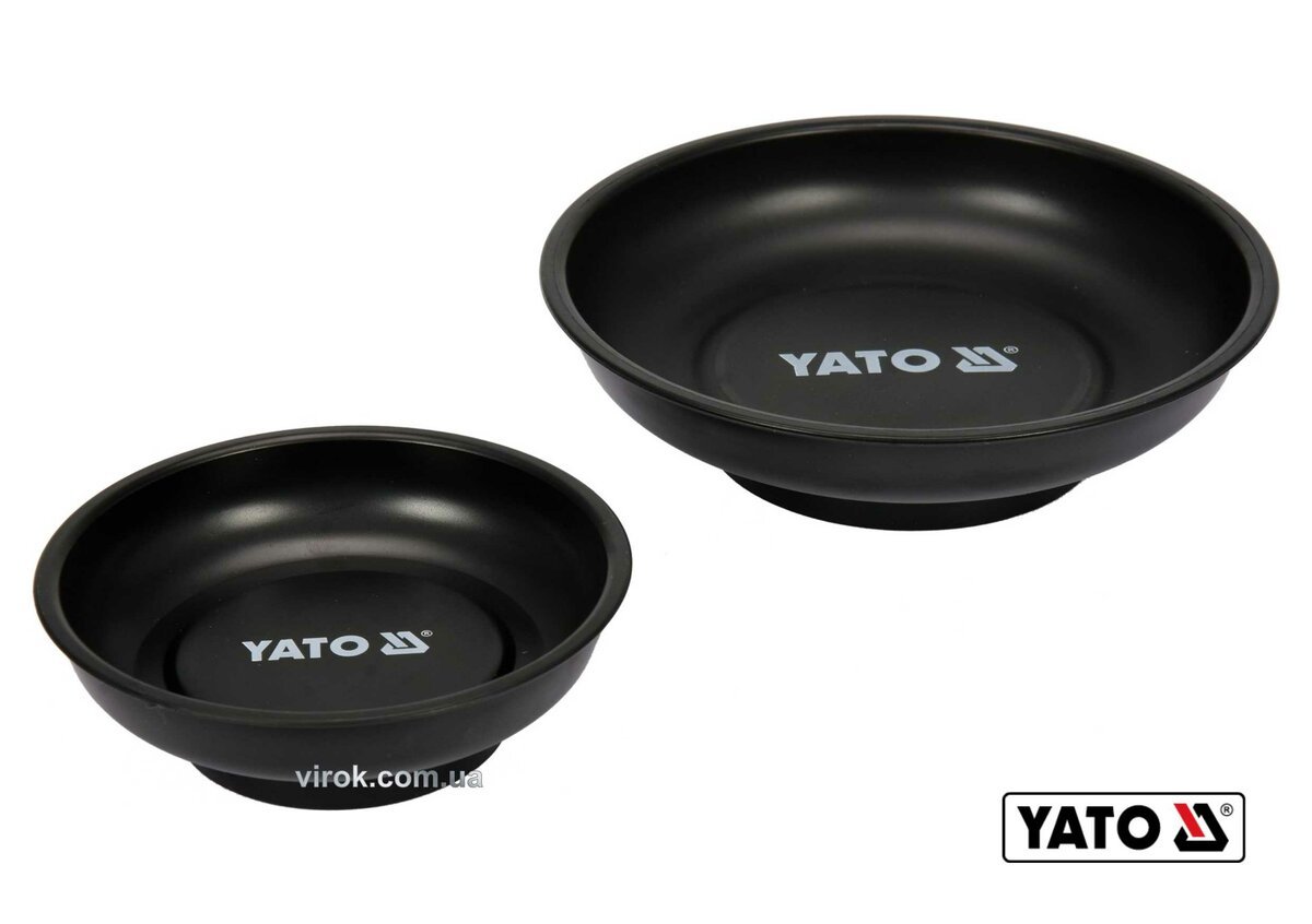 YATO Миски магнітні круглі YATO : Ø= 150 і 108 мм, 2 шт  | YT-08302