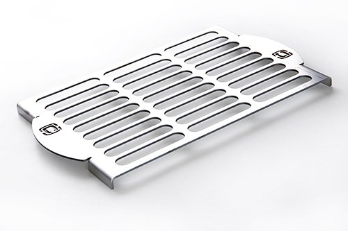 Решетка для гриля и барбекю (на мангал) из нержавеющей стали толщина 3мм 360*250 СИЛА