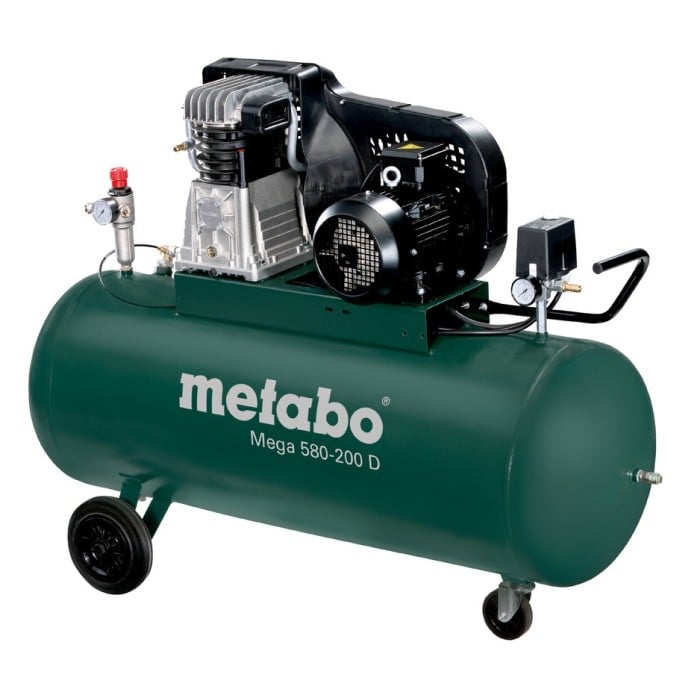 Компресор Metabo Mega 580-200 D (3 кВт, 510 л/хв, 3ф) (601588000)