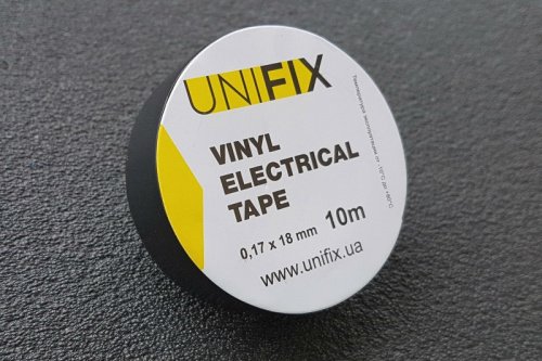 Изоляционная лента черная 0.17х18мм 25м (пачка, кратно 10шт) APRO