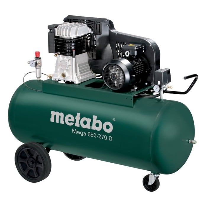 Компресор Metabo Mega 650-270 D (4 кВт, 650 л/хв, 3ф) (601543000)