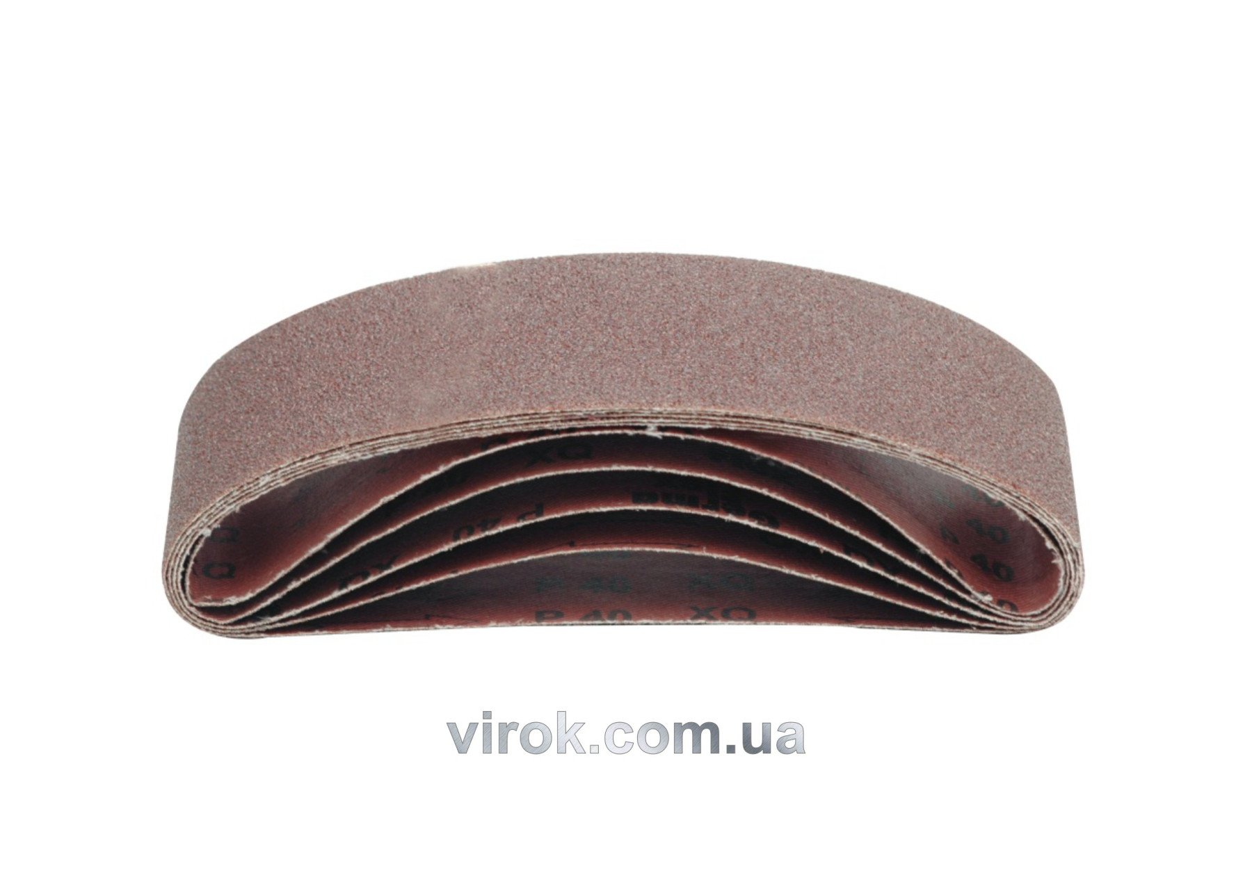 VOREL Стрічка шліфувальна *безкінечка* : 75х533мм P-80 5шт.  | 07666