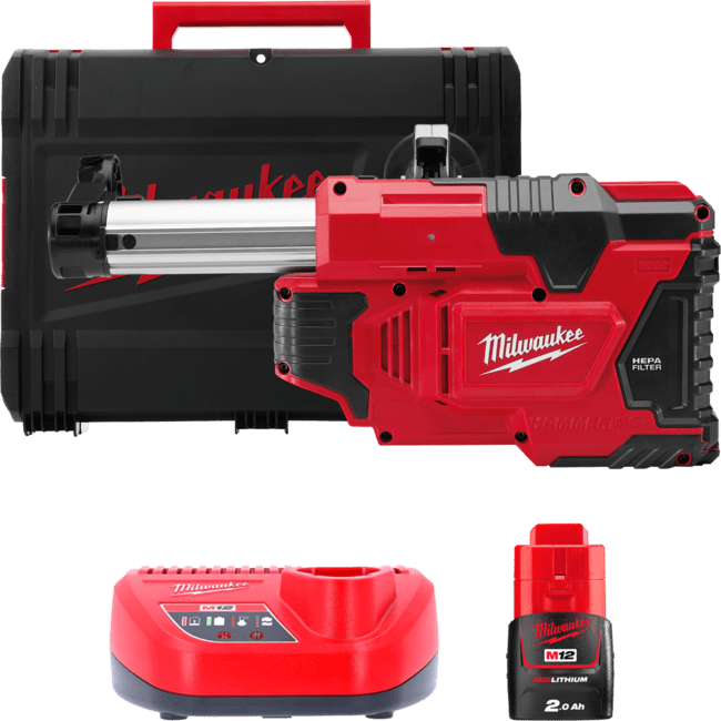 MILWAUKEE Универсальный пылесос для перфоратора M12DE-201X | 4933443003