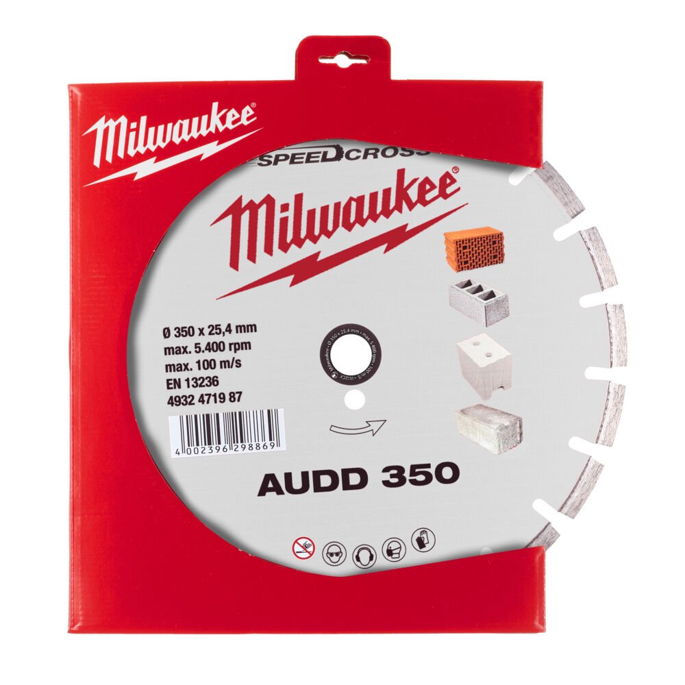 MILWAUKEE Алмазный диск AUDD 350 (1 шт) | 4932471987