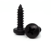 Шуруп-саморез по металлу DIN 7981 полукруглая головка 2,9х16 цинк черного цвета