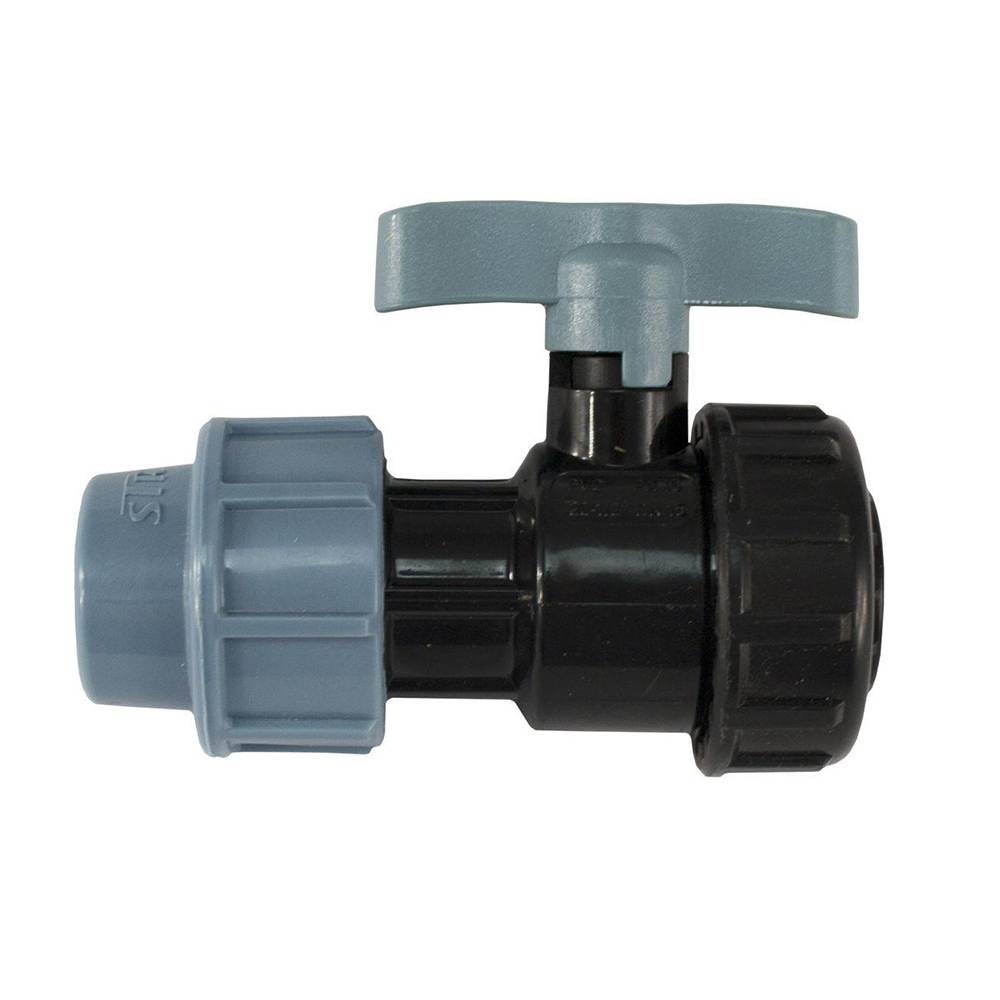 Кран ПНД шаровий з внутрішньою різьбою 32 х 1 Україна | 78-023