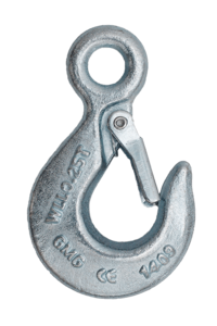 Крюк крановый с блокировкой до 500 кг