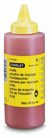 STANLEY 1-47-404 Пудра разметочная 115г. красная 