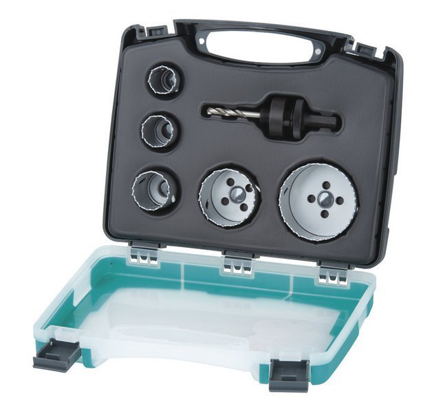 Wolfcraft набор кольцевых пил "электричество и сантехника" Ø 25,29,35,51,68 // 3498000