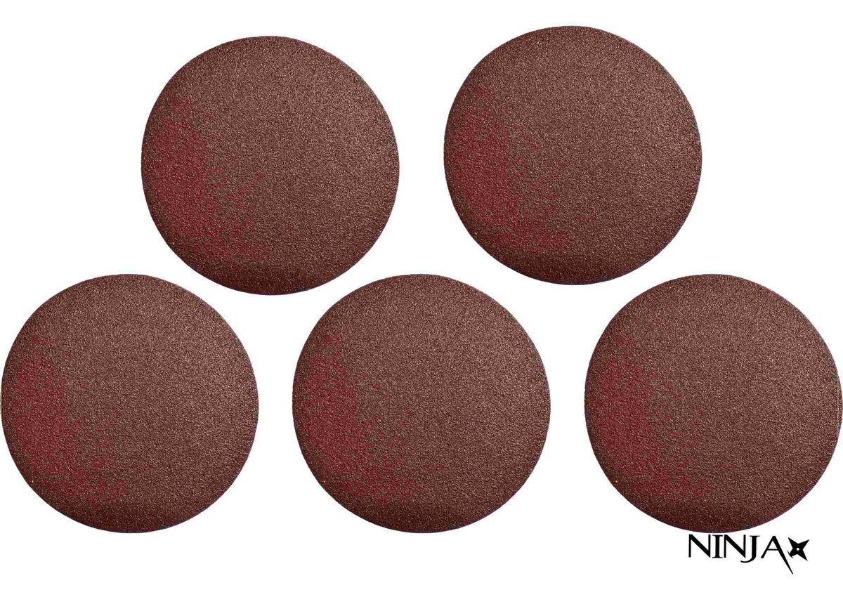 VIROK Круг шліфувальний самозачепний NINJA : Ø125 мм. Р36. універсальний Уп. 5 шт.  | 65V403