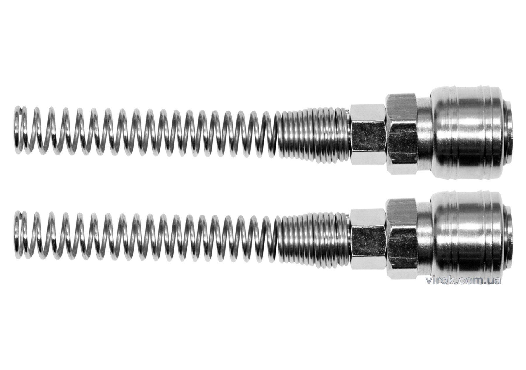 YATO Швидкоз'єднувальна муфта YATO з пружиною, до шлангу Ø=6х10 мм, 2 шт.  | YT-24101