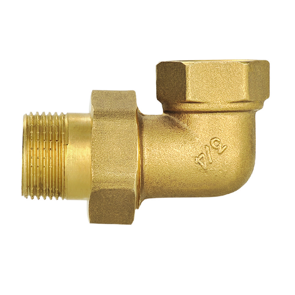 Згін кутовий латунний американка 3/4В-3/4З Double-lin | 78-258